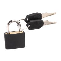 Magideal - Juego De Combinación De Caja De Mini Con Candados De Seguridad De Aleación Cuadrada Cerraduras Pequeñas Para Bolsas De Gimnasio Monedero Mochi Negro