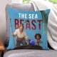 thumbnail image 1 of La Bestia del Mar Fundas de almohada de terciopelo con tema, regalos de funda de almohada, decoración para el hogar, cojín de lanzar, regalo de cumpleaños para fans y parejas.50*50cm., 1 of 6