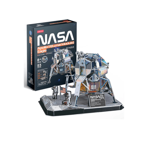 Genérico - Nasa Apolo Modulo Lunar Apollo 11 Armable Puzzle 3D 93 Pieza