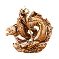 Magideal - Estatua Griega De Medusa, Adorno Artesanal, Decoración De Mesa, Figura En Miniatura Vintage, Escultura De Serpiente De Medusa De Latón Para Escritorio