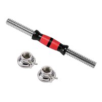 Magideal - Barra Con Mancuernas, Mango Con Mancuernas, Mango Con Mancuernas Antideslizante, Resistente Y Ajustable, Barra De Conexión Con Mancuernas Para Ejercic 56 Centímetros