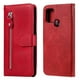 thumbnail image 1 of Funda con Cremallera para Samsung Galaxy A21S, Carcasa Cartera de Cuero PU con Soporte y Tarjetero, 1 of 6
