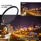 thumbnail image 3 of Kit de filtros Star JJC Variable Star 4/6/8 puntos con rosca de 52 mm, 3 of 9