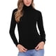thumbnail image 1 of INSPIRE CHIC Suéter de Cuello Alto para Mujer de Manga Larga Tejido de Punto Acanalado Pullover XS Negro, 1 of 6