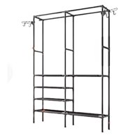 Tomasstore - Perchero De Doble Hilera Yh6602 Negro