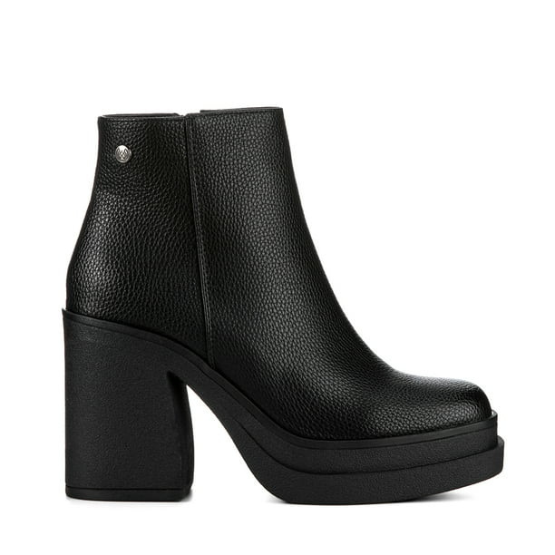 Botin Negro Casual Mujer Weide CZY572