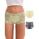 thumbnail image 1 of INSPIRE CHIC Ropa Interior de Encaje de Cintura Alta para Mujer con Entrepierna Extendida Cobertura Completa Paquete de 3 XL 1 Negro 1 Amarillo 1 Verde, 1 of 5