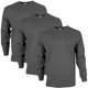 thumbnail image 1 of Camiseta Gildan Ultra Cotton de manga larga, pack de 3, talla XL, 1 of 5