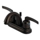 thumbnail image 1 of Grifo para baño Kingston Brass KB8615EFL de 4" tipo centerset, bronce aceitado, 1 of 5