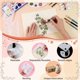 thumbnail image 4 of 14 plantillas grandes reutilizables de flores y hojas de PET, 4 of 6