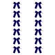 thumbnail image 4 of 12 Lazos De Terciopelo Para árbol De Navidad, Lazos Para Puerta De Entrada, Color Azul, 4 of 5