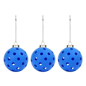 Genérico - Juego De 3 Adornos De Pickleball Para Llaveros, Carteras, Regalos De Cumpleaños, Llaves, Color Azul