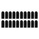 thumbnail image 1 of 20 piezas Gaming Finger Sleeves Antideslizante Operación suave Seamless Gamer Thumb Protector Thumb Sleeves Estabilizador para juego de , negro, 1 of 5