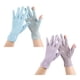 thumbnail image 1 of 2 pares de guantes de verano con protección solar para hombres y mujeres, transpirables, antiultravioleta, sin dedos, de seda helada para exteriores., 1 of 5