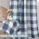 thumbnail image 3 of Cortinas DriftAway a Cuadros de Búfalo Azul Marino 132x213 cm Forradas, 3 of 9