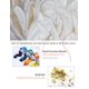 thumbnail image 4 of Decoración de pared Goldfoilart con flores blancas en flor, 60 x 60 cm x 2 (2 unidades), 4 of 8