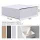 thumbnail image 2 of Caja de regalo Rsgift 34x23x10 cm con cierre magnético, color blanco, 2 of 6