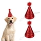 thumbnail image 1 of Sombrero de Cumpleaños para Perros Uxcell, Sombreros Pequeños para Perros Gatos Sombrero de Fiesta de Cumpleaños con Pompones Decoración Ajustable Lentejuelas Accesorios de Disfraz Lindos, 1 of 7