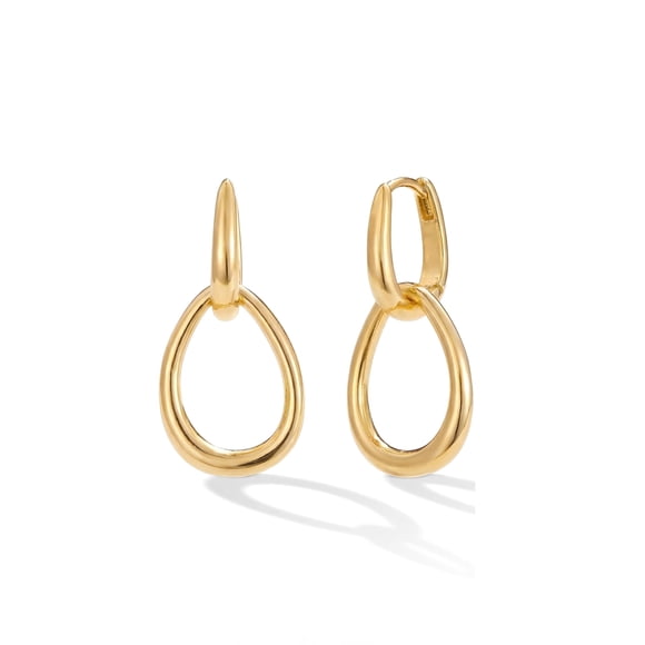 Pendiente aro dorado MUMREUES 2,6 cm 3,95 g