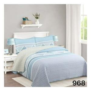 Genérico - Cubrecama Sherpa King - Multicolor Triángulos M968