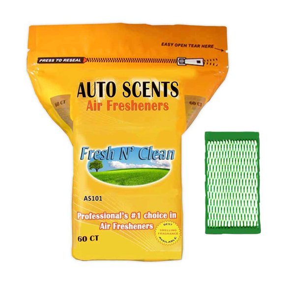 Almohadillas ambientadoras Auto Scents – Pack de 60 Fresh N' Clean