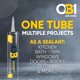 thumbnail image 2 of Sellador y Adhesivo Transparente OB1 Diamond 288 ml, 2 of 7