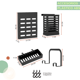 thumbnail image 3 of Escurridor Secador De Platos Loza 2 Niveles Cocina Metálico, 3 of 5