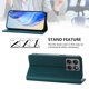 thumbnail image 3 of Funda Billetera con Soporte para Motorola Moto G37/G37 Power Bloqueo RFID Plegable Verde oscuro, 3 of 6