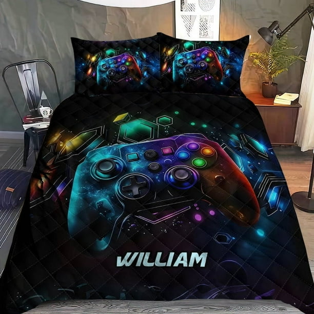 Juego de Edredón Gamer Personalizado de Videojuegos Milsleep
