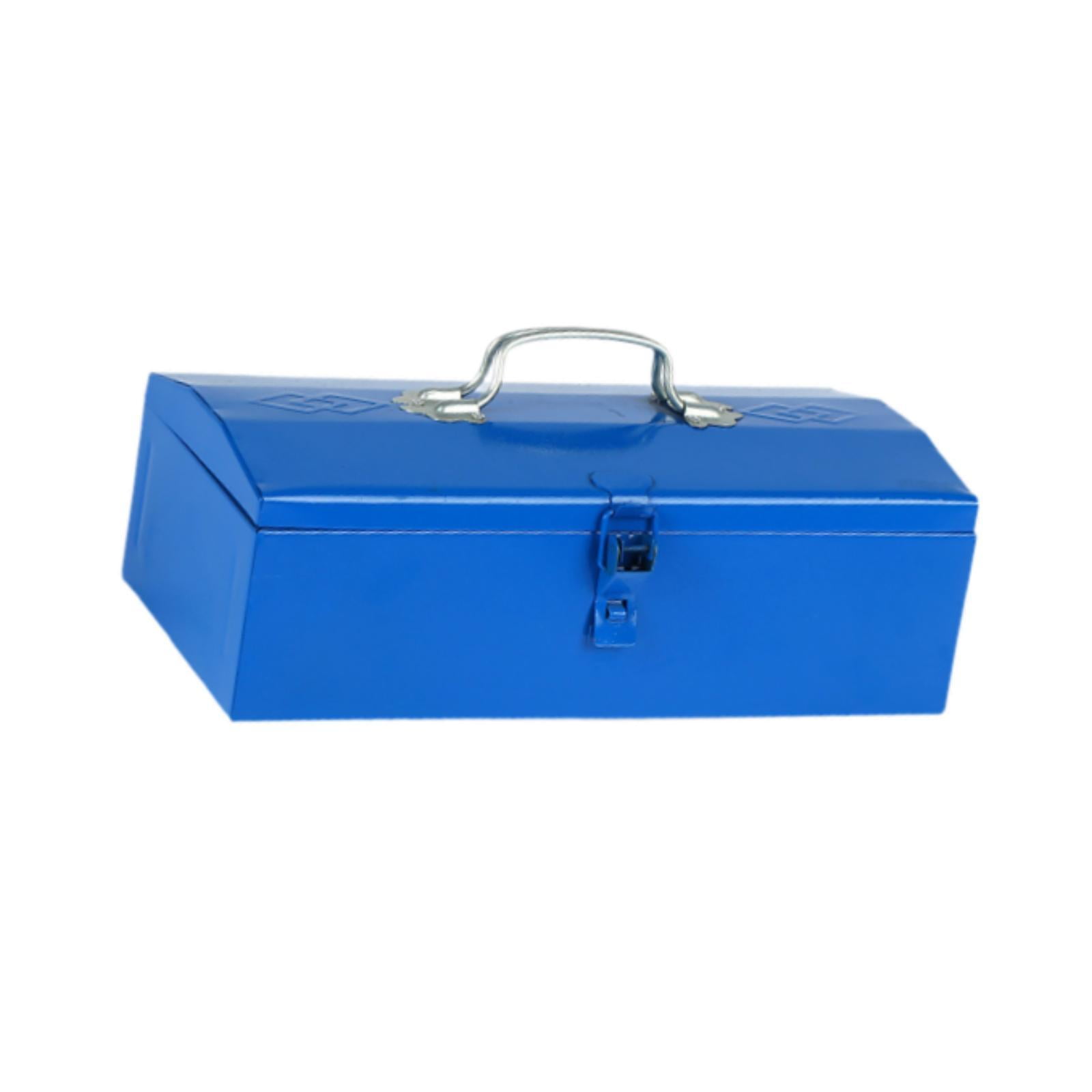 Magideal - Caja De Herramientas De Hierro Organizador De Herramientas Maleta Multifunción Caja De Almacenamiento De Herramientas De Reparación Portátil Estuche