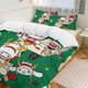 thumbnail image 2 of Merry Christmas Hello Kitty 3 Pieces Duvet Cover Set Full Size Super Soft Fade Resistant Microfiber, 2 of 4