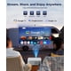 thumbnail image 4 of Proyector CiBest Google TV 4K compatible con 3000 lm con WiFi 6 y BT, 4 of 6