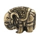 thumbnail image 3 of Mini Estatuilla De Elefante De Latón, Decoración De Escritorio Para Dormitorio, Estantería Interior, 3 of 5