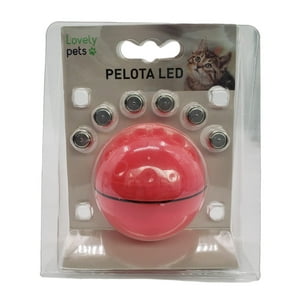 Homewell - Pelota Led Roja Para Mascotas