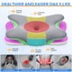 thumbnail image 2 of Almohada cervical Ehomfory ergonómica de espuma viscoelástica gris, 2 of 7
