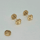 thumbnail image 1 of Aros abridores para bebé y niña, modelo trebol oro 18k, 1 of 2