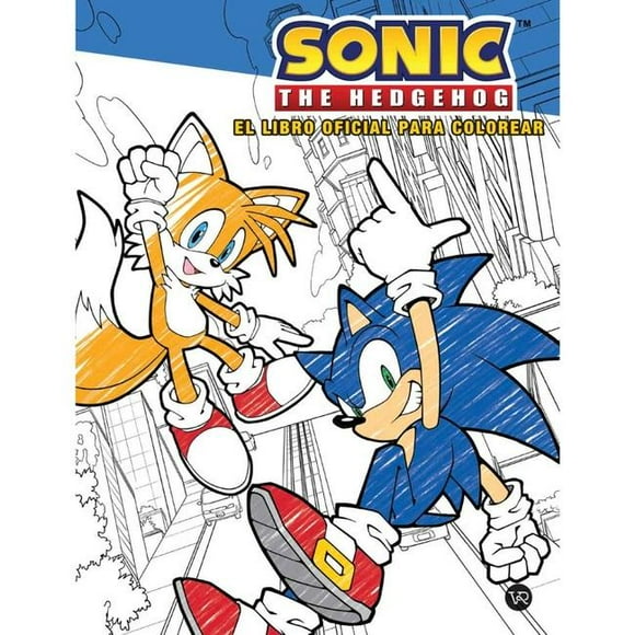 Libro Sonic The Hedgehog El Libro Oficial Para Colorear