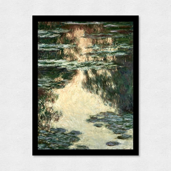 Cuadro Decorativo 35x45 Paisaje Nenúfares Monet
