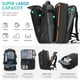 thumbnail image 2 of Mochila de viaje TANGCORLE 50L Carry on con 3 cubos de embalaje, 2 of 3