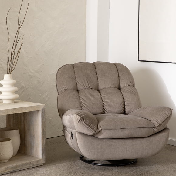 Bergere Reclinable Milanium: Mecedor Y Giratorio