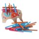 thumbnail image 3 of juego de equilibrio de elefante de madera apilando bloques juguete educativo temprano para ni?os, 3 of 5