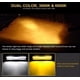 thumbnail image 2 of Barra Led 4d Ámbar Blanco Bicolor 216w Cob Cree, 2 of 3