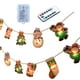 thumbnail image 2 of Cadena De Luces Navideñas Adorno Colgante Papá Noel Para Patio Jardín Vacaciones, 2 of 3