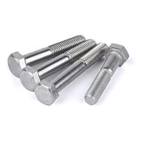 Metalfer - Perno Hexagonal Zincado G8 1/2-13X2 (100 Un)