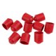 thumbnail image 2 of 10 Uds. Cubierta Protectora De Cabeza De Punta De Taco De Billar De Goma Para Billar Snooker Rojo, 2 of 5