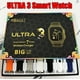 thumbnail image 4 of Reloj smartwatch inteligente 3 Ultra Negro - 7 Correas negro, 4 of 6