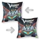 thumbnail image 2 of Voltron Fundas de almohada de terciopelo con tema, regalos de funda de almohada, decoración para el hogar, cojín de lanzar, regalo de cumpleaños para fans y parejas. 45cm x 45cm., 2 of 6