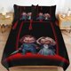 thumbnail image 1 of Bride of Chucky And Tiffany Bedding Set Duvet Cover Comfortable and Lightweight Cartoon Bedding 3 Piece Bed Set, 1 of 5