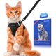 thumbnail image 1 of Set de arnés y correa para gatos Halypet MAX Safety Black Small, 1 of 7