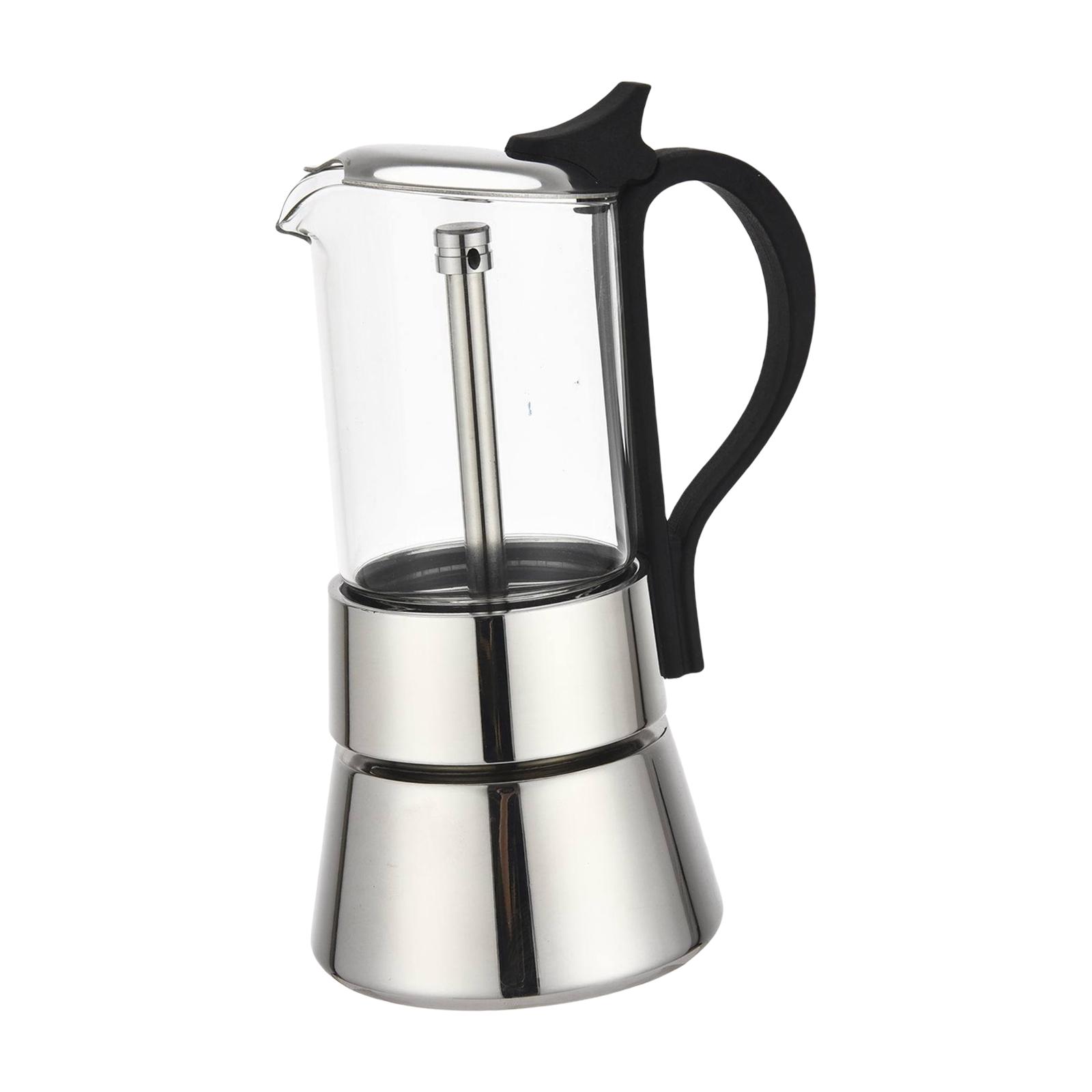 Magideal - Filtro De Acero Inoxidable Para Cafetera Italiana, Percolador Duradero Para Cafetera, Estufa Para Percolador De Café Para Senderismo, Café, Regalo